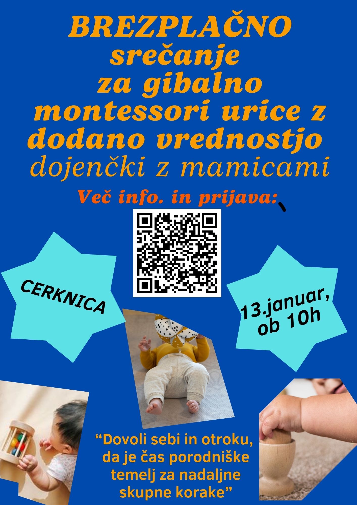 Gibalno montessori urice